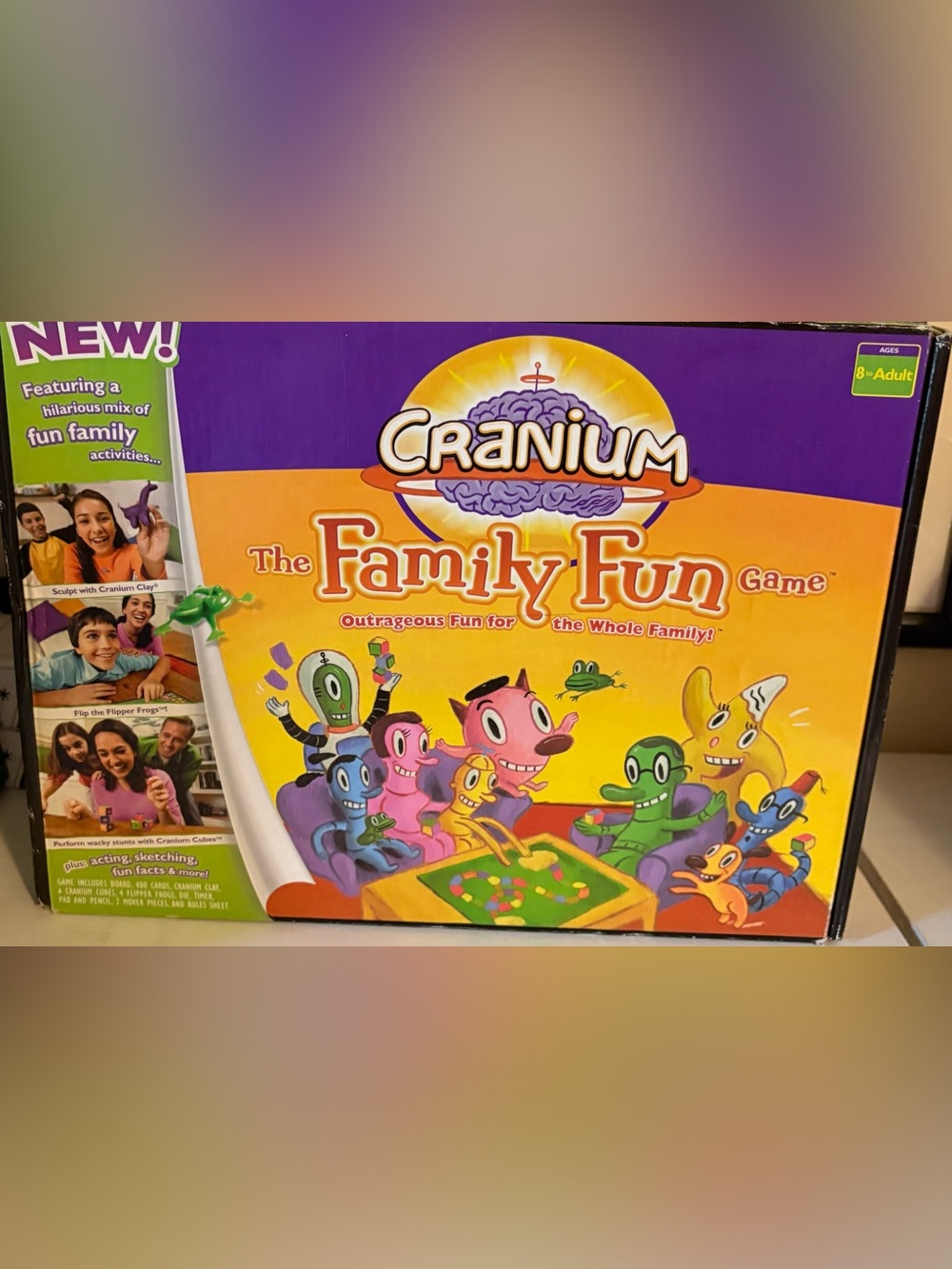 The Cranium Family Fun Board Game - Yellow